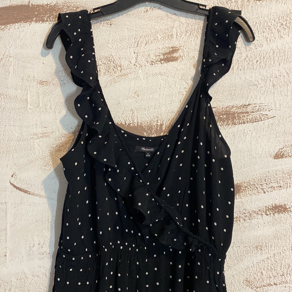 Ruffle Front Jumpsuit In Grid Lock - image 5